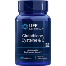 Life Extension Glutathione, Cysteine & C, 100 vege capsules